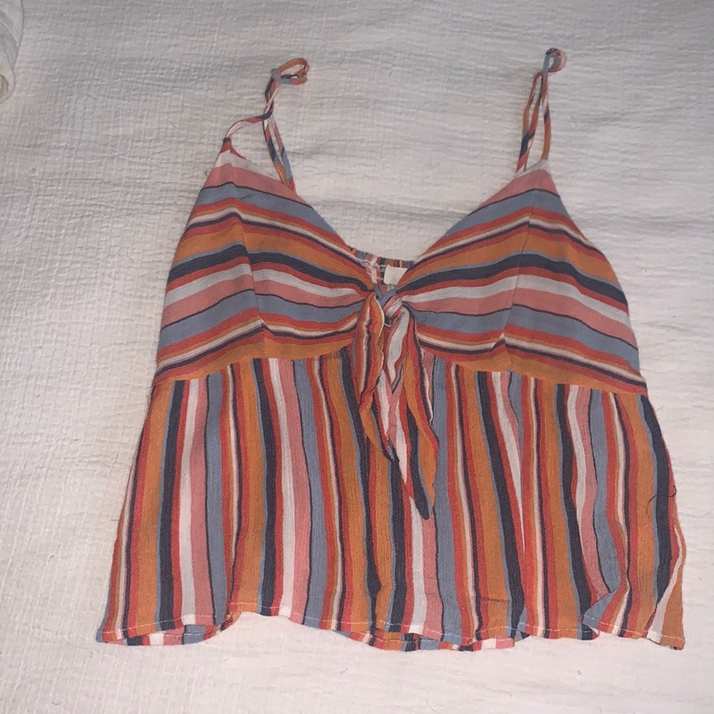 Boutique Striped Tank Top